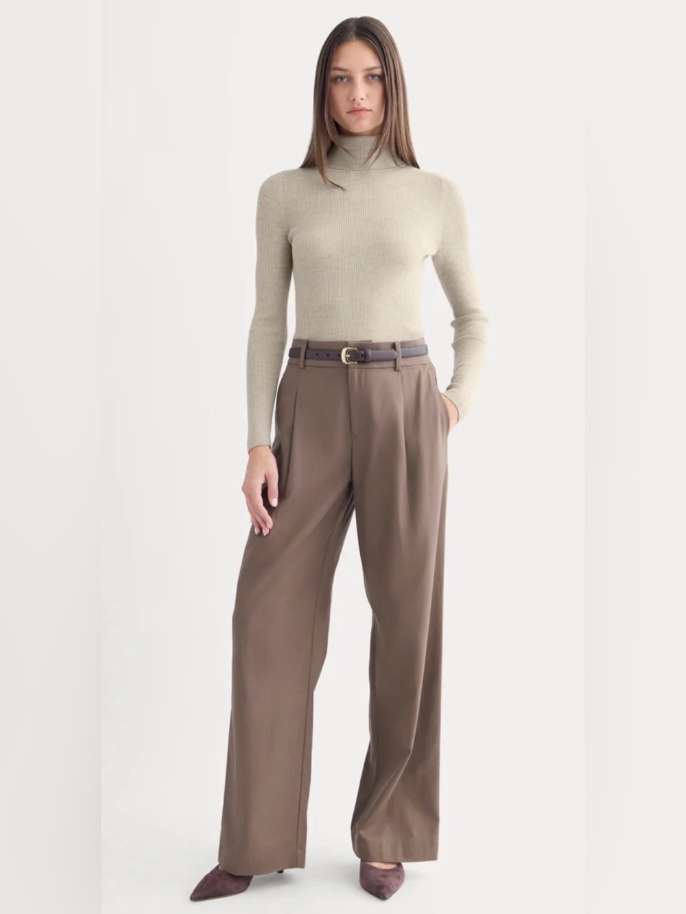 EVERLANE THE TURTLENECK IN ULTRASOFT MERINO, SIZE S